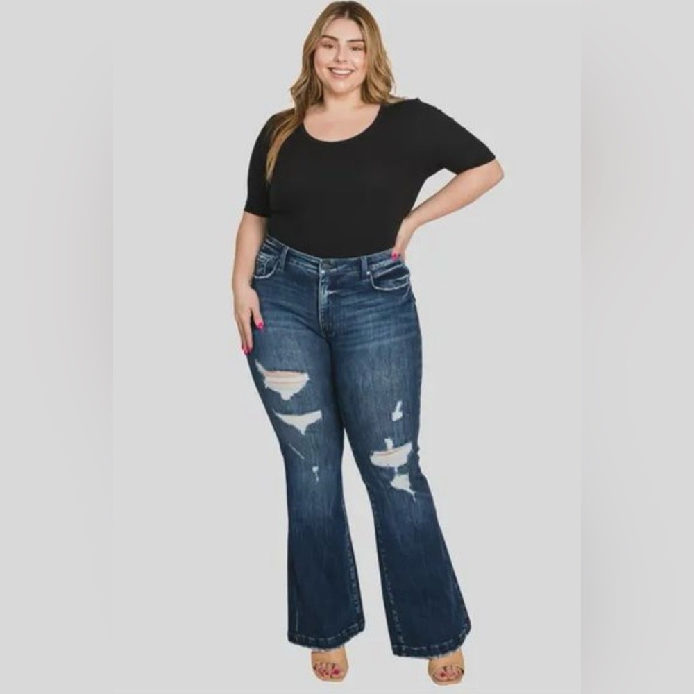 Petra 153 Women’s Plus Size 20W Denver Belss style TX929MF-MD stretch mid rise
